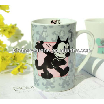 Haonai M-10367 beautiful custom black cat mugs
